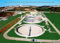 阿爾及利亞BENI MESSOUS5萬噸污水處理廠項目新建污水廠全景