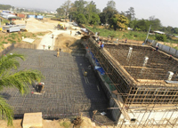 布隆迪布瓊布拉供水項目水池施工