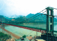蘭州懸索管橋規劃設計